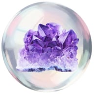Geode of amethyst 